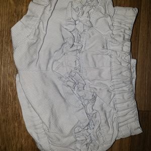 Ruffle butt striped shorts